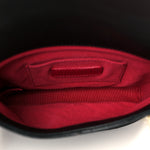 Calfskin Quilted Pearl Small About Pearls Hobo Bag Black