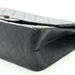 Aged Calfskin Quilted 2.55 Reissue 227 Flap Dark Grey