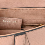 Grained Calfskin Saddle Bag With Strap Fard