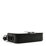 Saffiano Mini Binder Clip Bag Black White