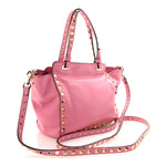Vitello Mini Rockstud Tote Ninphea