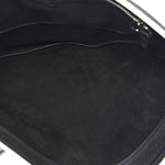 Calfskin Emblem Shoulder Bag Black