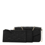 Empreinte Pochette Felicie Chain Wallet Black