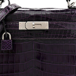 Shiny Niloticus Crocodile Kelly Sellier 28 Amethyst