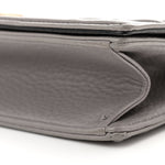 Grained Calfskin Medium Diorama Flap Bag Gris