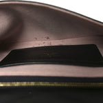 Lambskin Embossed Monogram Pochette Coussin Black