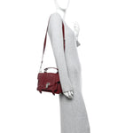 Lambskin Perforated Tiny PS1 Satchel Burgundy
