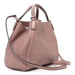Pebbled Calfskin Small Soho Shoulder Bag Light Pink
