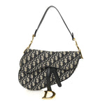 Oblique Saddle Bag Blue
