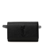 Grain De Poudre Monogram Kate Belt Bag Black
