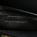 Grain De Poudre Textured Mixed Matelasse Triquilt Medium Monogram Satchel Black