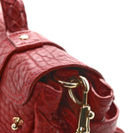 Shrunken Calfskin Medium Alexa Red