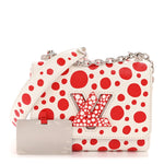 LV X YK Epi Infinity Dots Twist Shoulder Bag PM White Red