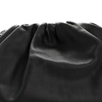 Smooth Butter Calf The Pouch Oversized Clutch Black