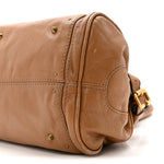 Calfskin Medium Paddington Satchel Tan