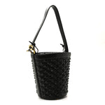 Nappa Intrecciato Small JJ Bucket Bag Black