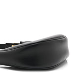Smooth Calfskin Medium Strap Ava Triomphe Shoulder Bag Black