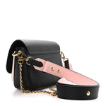 Grained Calfskin Lockme Tender Black