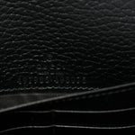 Calfskin Mini GG Marmont Chain Wallet Black