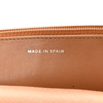 Caviar Quilted Wallet on Chain WOC Beige