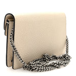 Dollar Calfskin Crystal Super Mini Dionysus Shoulder Bag Mystic White Black Diamond