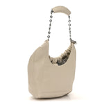 Buttery Nappa Lambskin Small Squeeze Bag Sea Salt