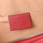 Calfskin Matelasse GG Marmont Belt Bag 75 30 Hibiscus Red
