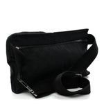 GG Monogram Double Pocket Belt Bag Black