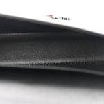 Shiny Calfskin Triomphe Chain Bag Black