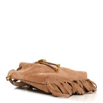 Suede Mini Fringe Tassel Bag Toffee