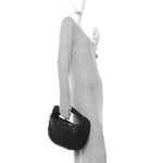 Nappa Intrecciato Teen Jodie Hobo Black
