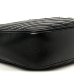 Calfskin Matelasse Monogram Monochrome Lou Camera Bag Black