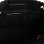 Caviar Quilted Petit Shopping Tote PST Black