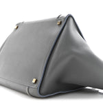 Baby Grained Calfskin Medium Phantom Luggage Kohl