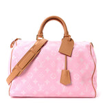 Calfskin Monogram Speedy P9 Bandouliere 40 Candy