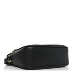 Pebbled Calfskin Small Soho Disco Bag Black