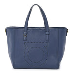 Calfskin Tote Blue