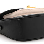 Grained Calfskin Lockme Tender Black