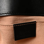 Calfskin Matelasse Mini GG Marmont Shoulder Bag Black