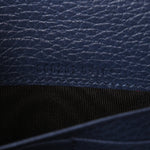 Dollar Calfskin Mini Swing Wallet Bag Purple