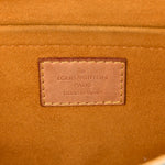 Monogram Denim Mini Pleaty Blue