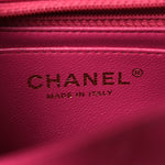 Lambskin Quilted Mini Square Flap Pink