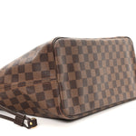 Damier Ebene Neo Neverfull MM Rose Ballerine
