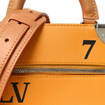 Calfskin N°7 Vertical Box Trunk Yellow