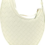 Nappa Intrecciato Small Drop Shoulder Bag Glacier