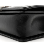 Caviar Quilted Medium Boy Flap Black