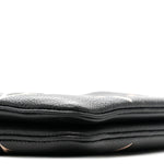 Empreinte Monogram Giant Double Zip Pochette Black Cream