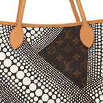 Monogram Kusama Waves Neverfull MM White