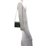Grain De Poudre Monogram Cassandra Chain Wallet Dark Green