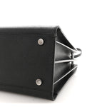 Grained Calfskin Small Sac De Jour Black